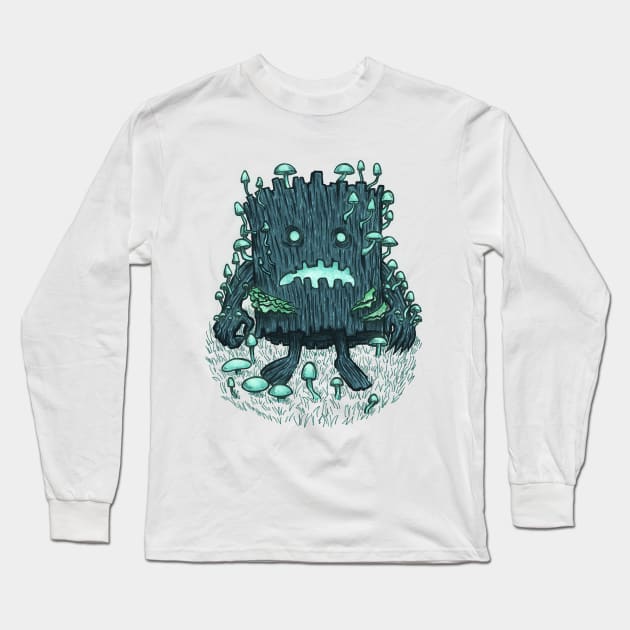 The Fungus Log Long Sleeve T-Shirt by nickv47